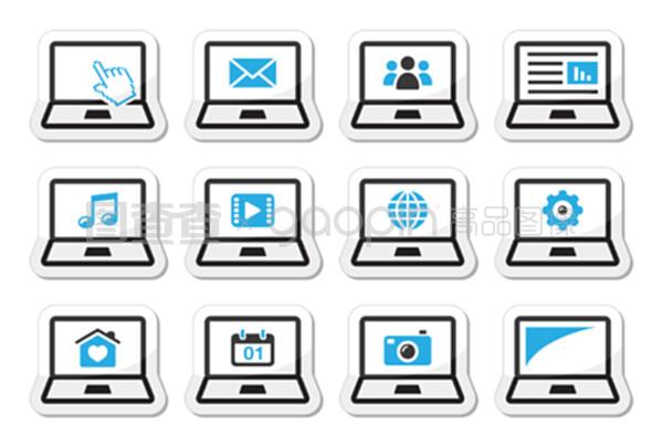 筆記本電腦矢量圖標(biāo)設(shè)置指南